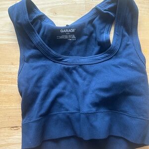Garage Ribbed Crop Tank – Medium